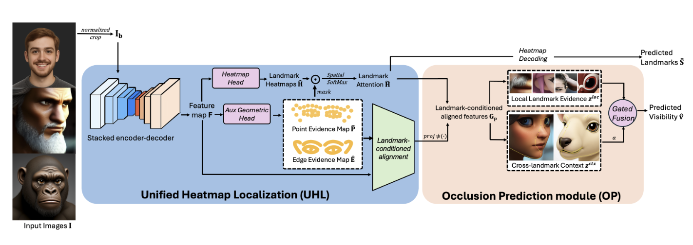 OccFace: Unified Occlusion-Aware Facial
                        Landmark Detection with Per-Point Visibility